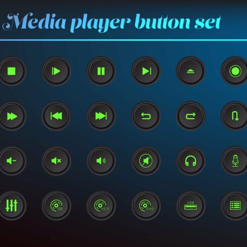 media and music player button cover image.