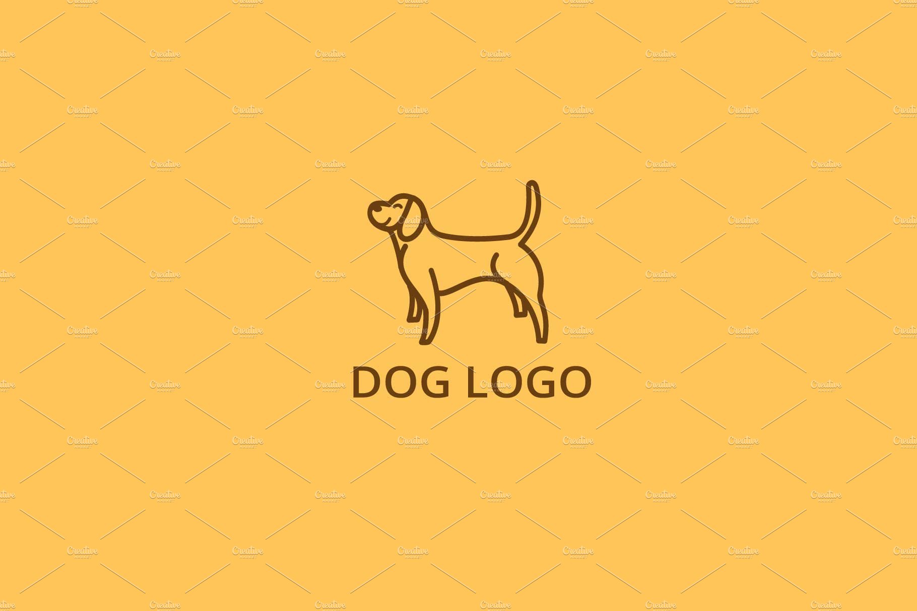dog logo preview image.