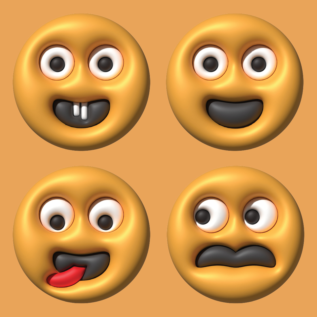 3D Emoticon Bundles preview image.