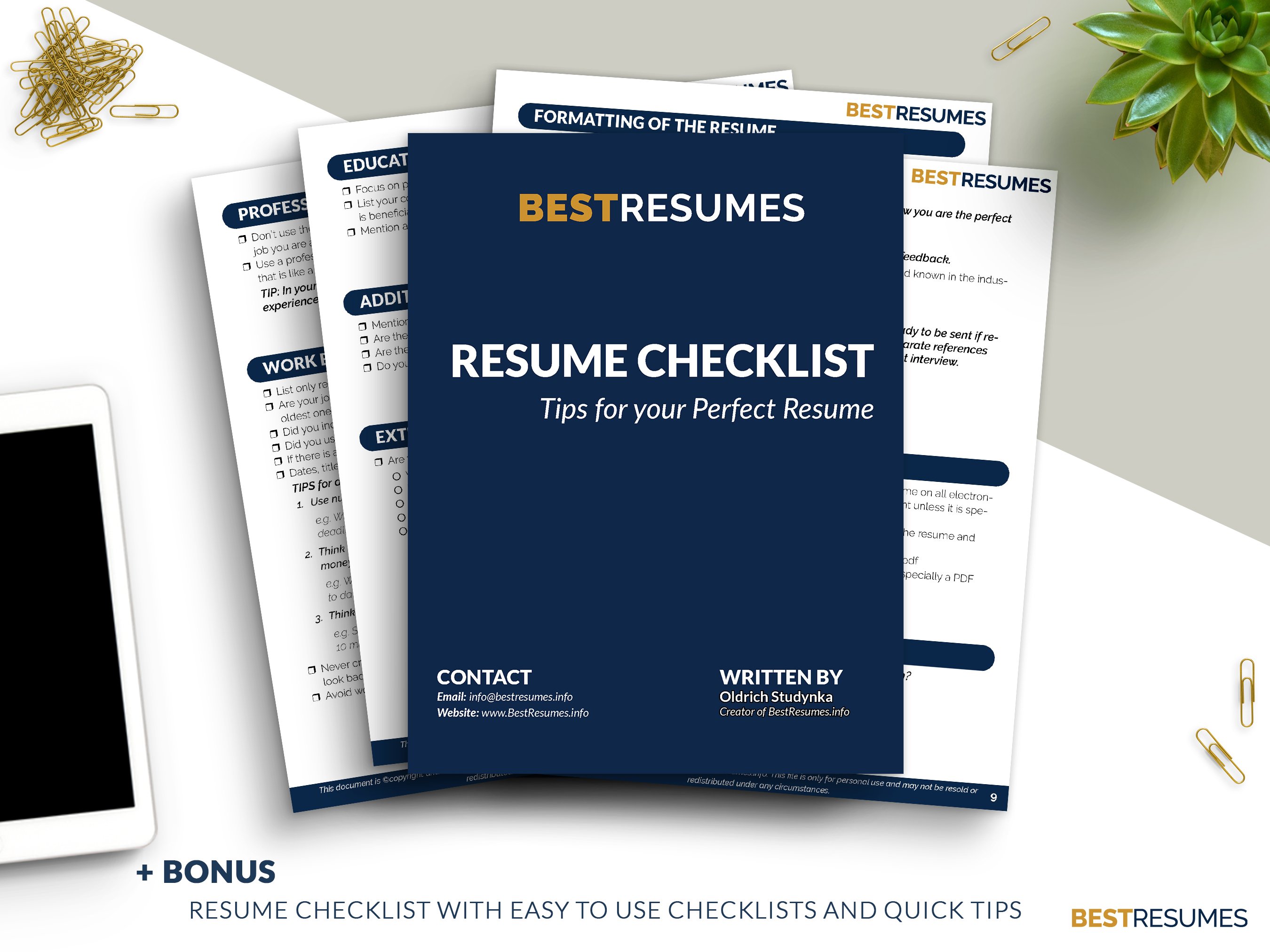 c level resume temaplate cv resume template checklist max richards 166