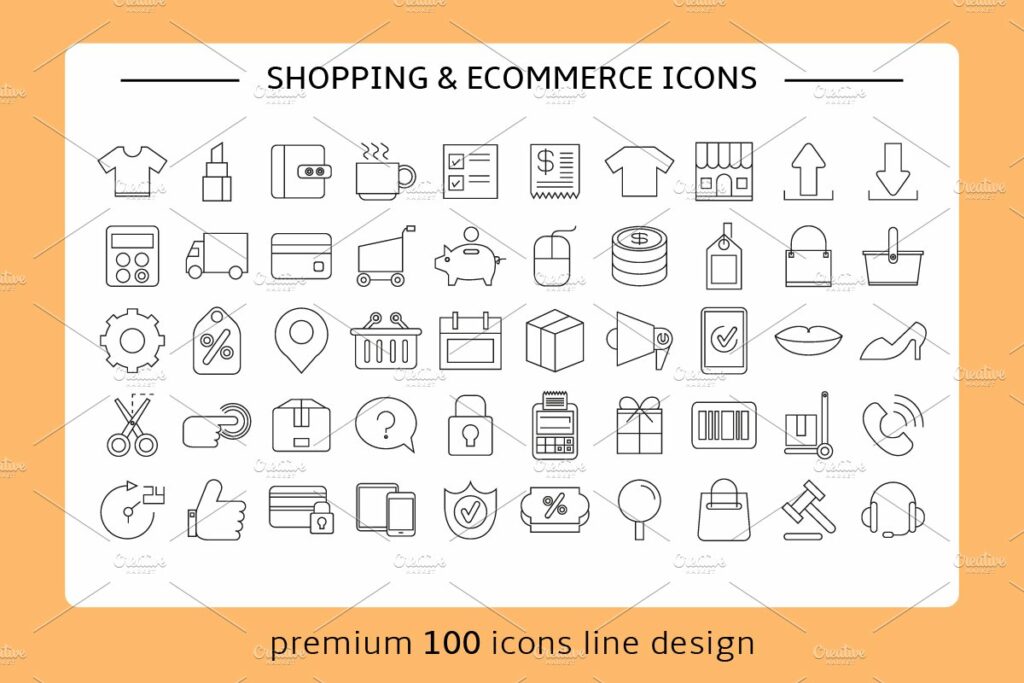 Shipper Icon In Store 100 Shipping Icons Set – MasterBundles