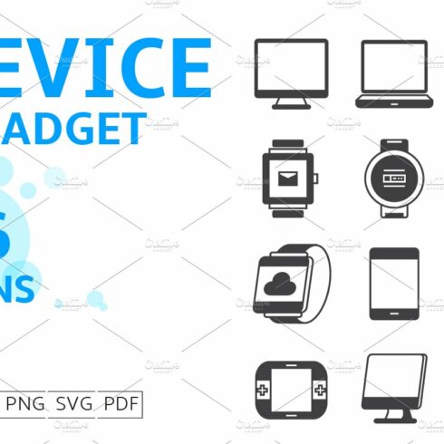 Device and Gadget Icons Set cover image.
