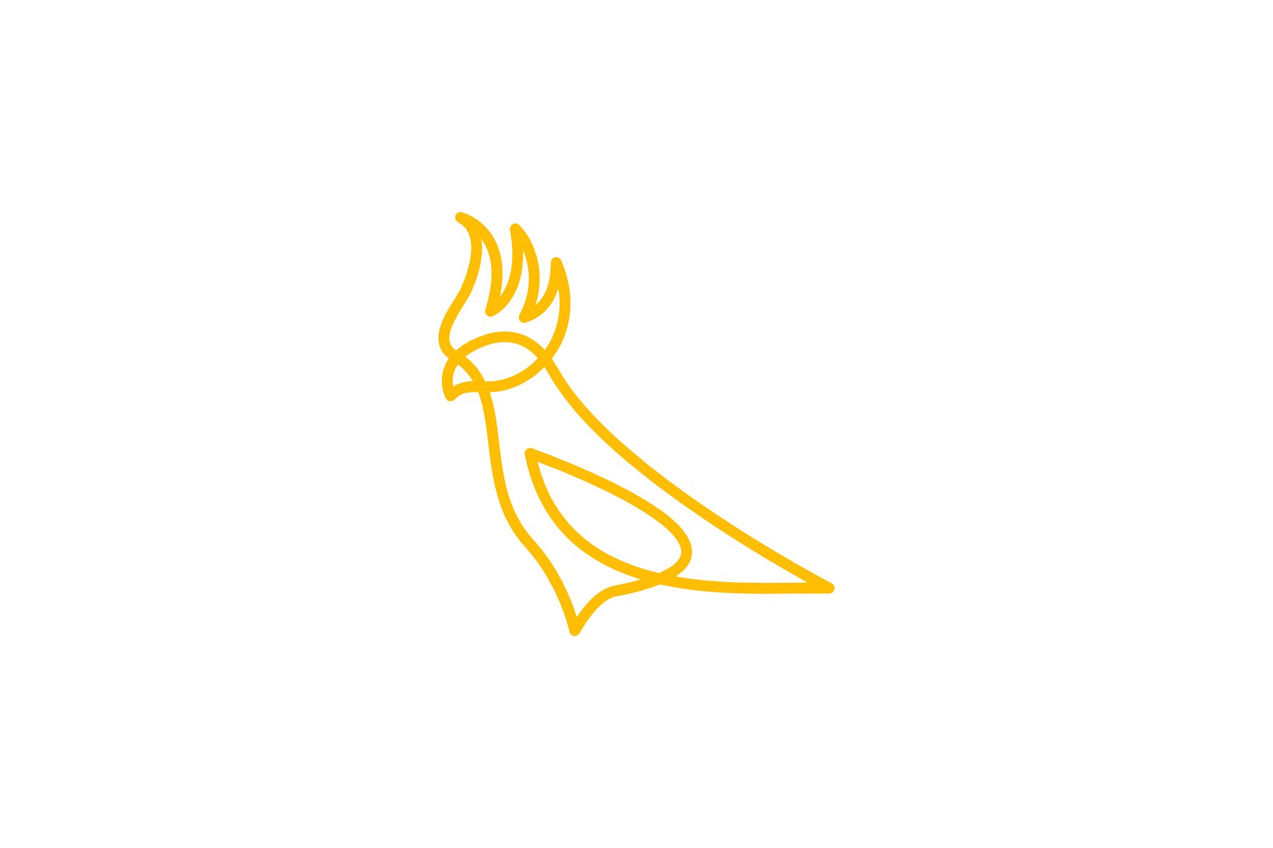 Parrot Monoline Logo preview image.