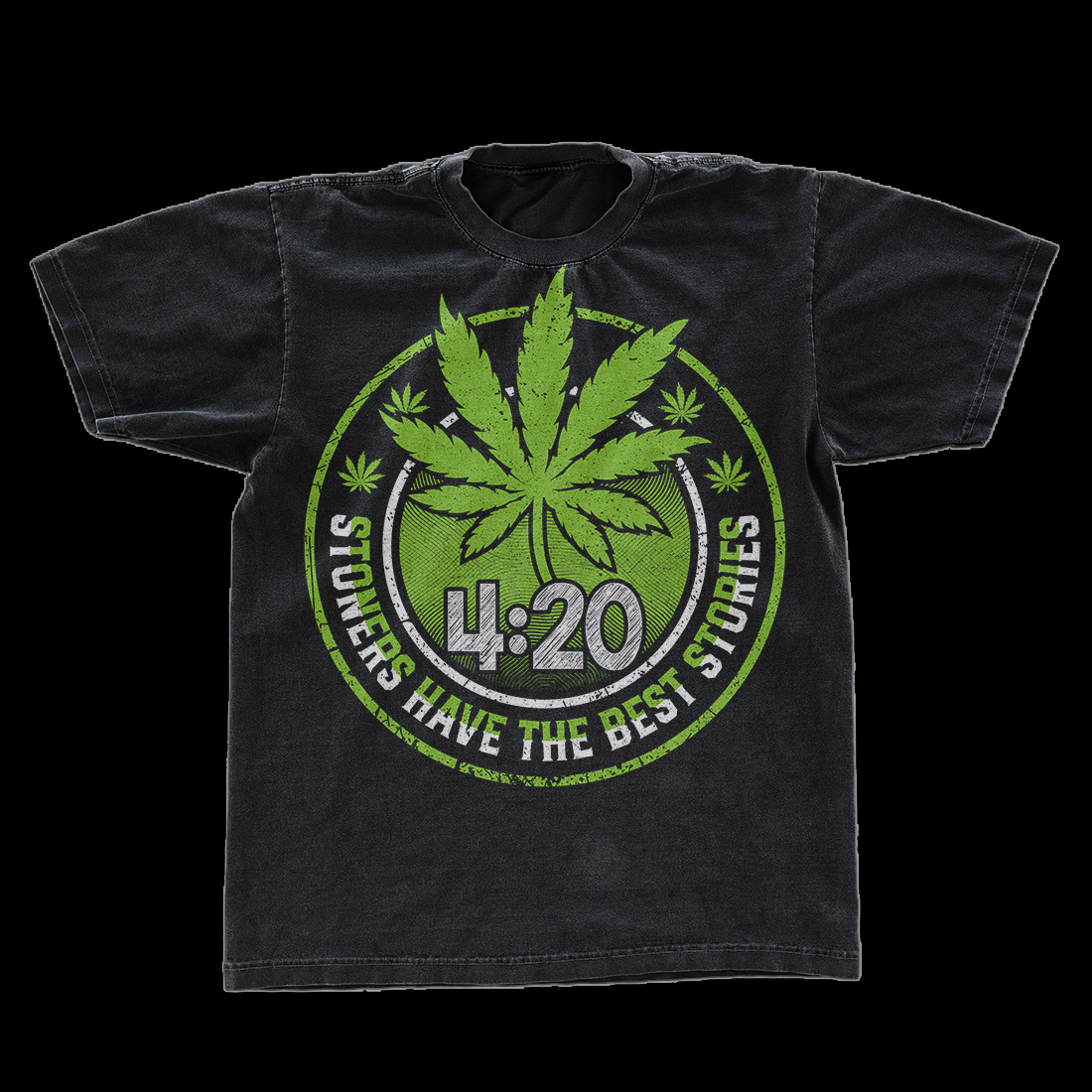 Cannabis T-shirt Design Bundle preview image.