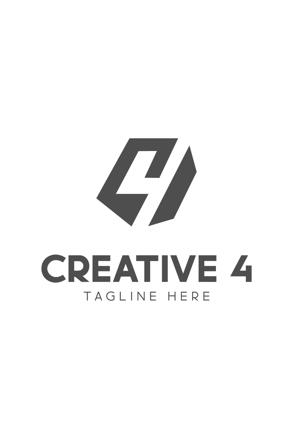 Creative 4 Logo pinterest preview image.