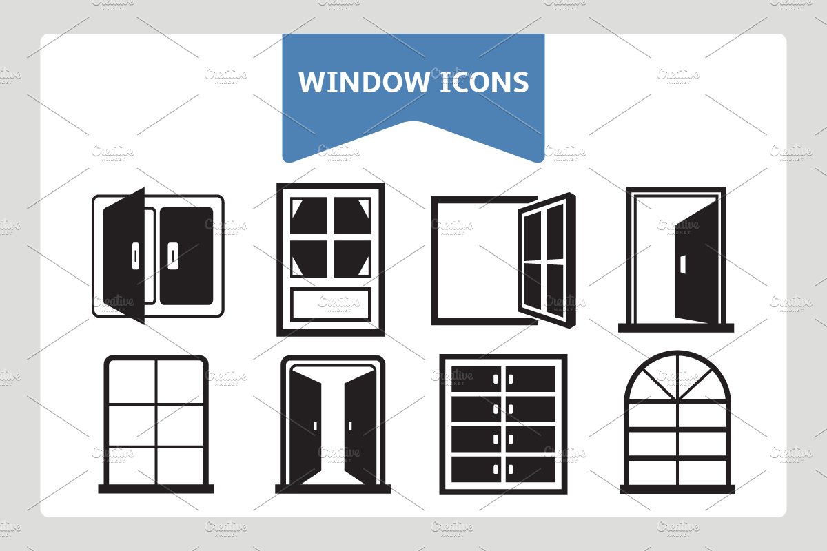 Window Icons Set cover image.