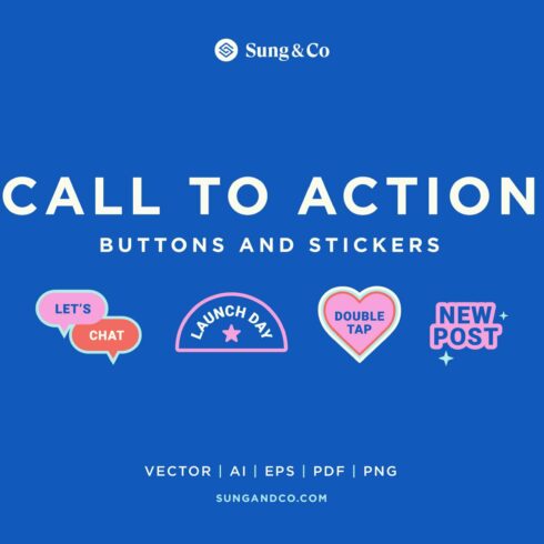 Call to Action Buttons and Stickers cover image.