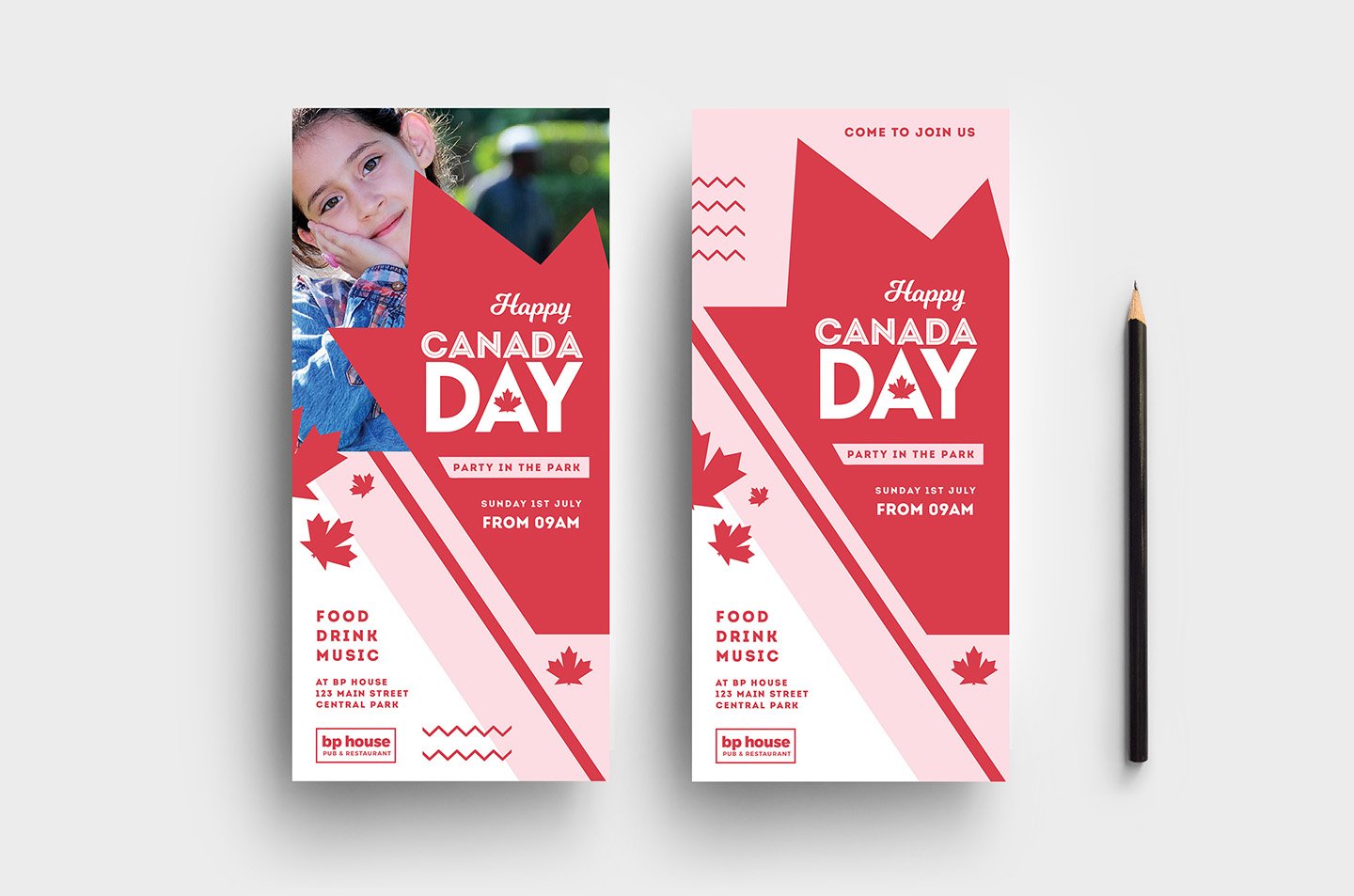 canada day dl rack card template 618