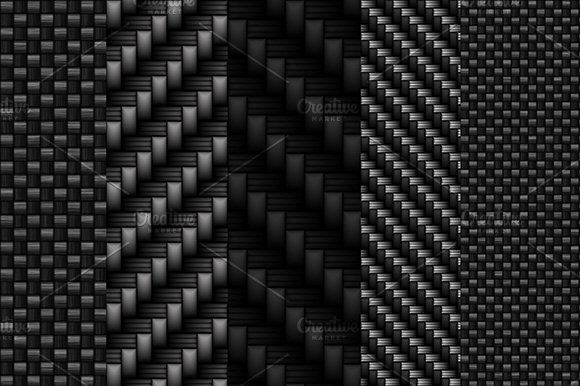 Black carbon textures cover image.