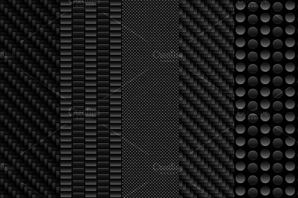 Black carbon textures preview image.