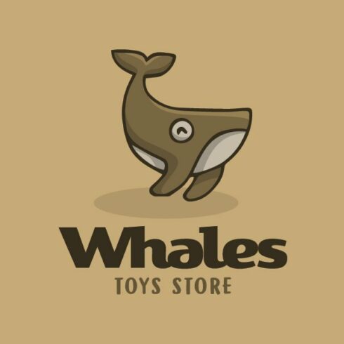 Whales Cartoon Logo cover image.