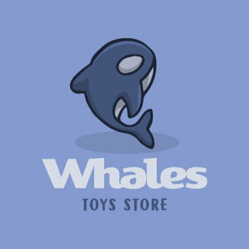 Whales Cartoon Logo cover image.