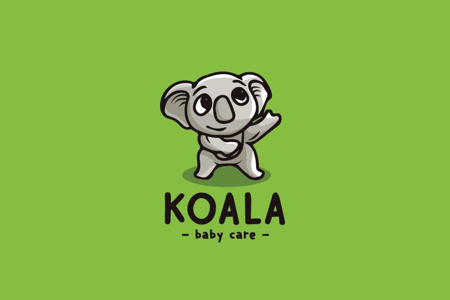 Koala Character Logo cover image.