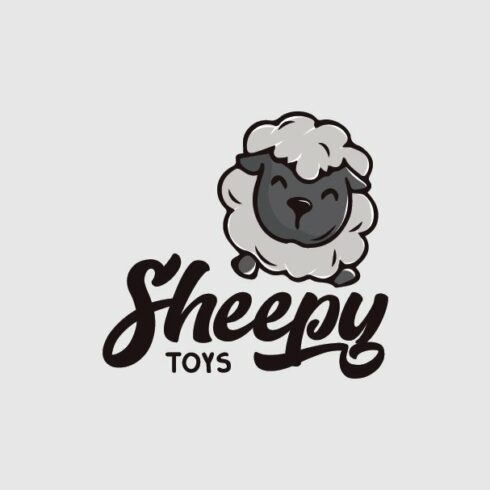 Sheep Character Logo cover image.