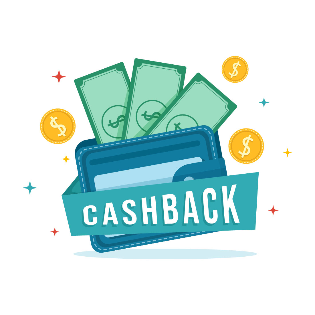 16 Cashback Vector Illustration preview image.