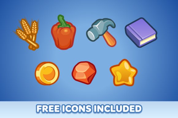 casual game ui starter set free icons preview 82