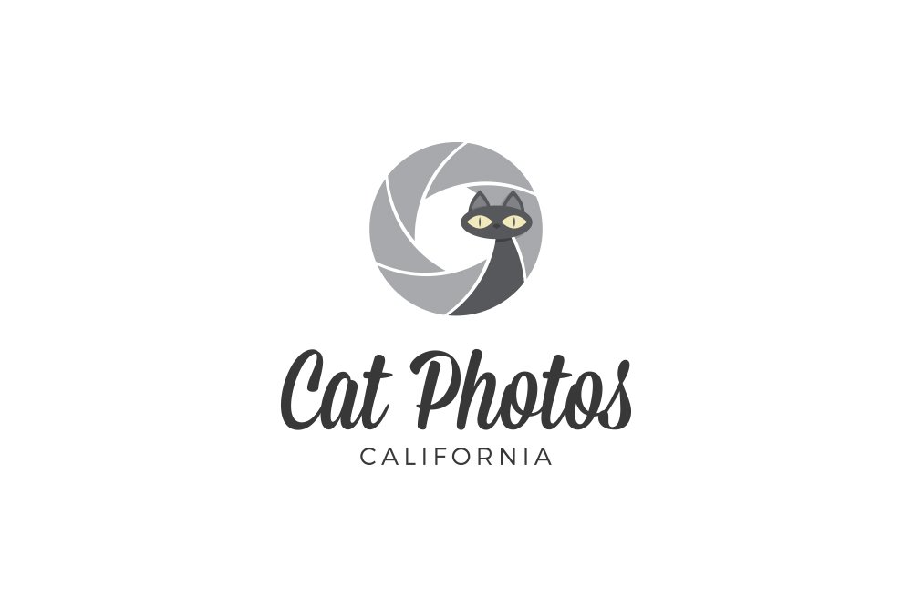 Cat Logo Cat Photography Logo cover image.