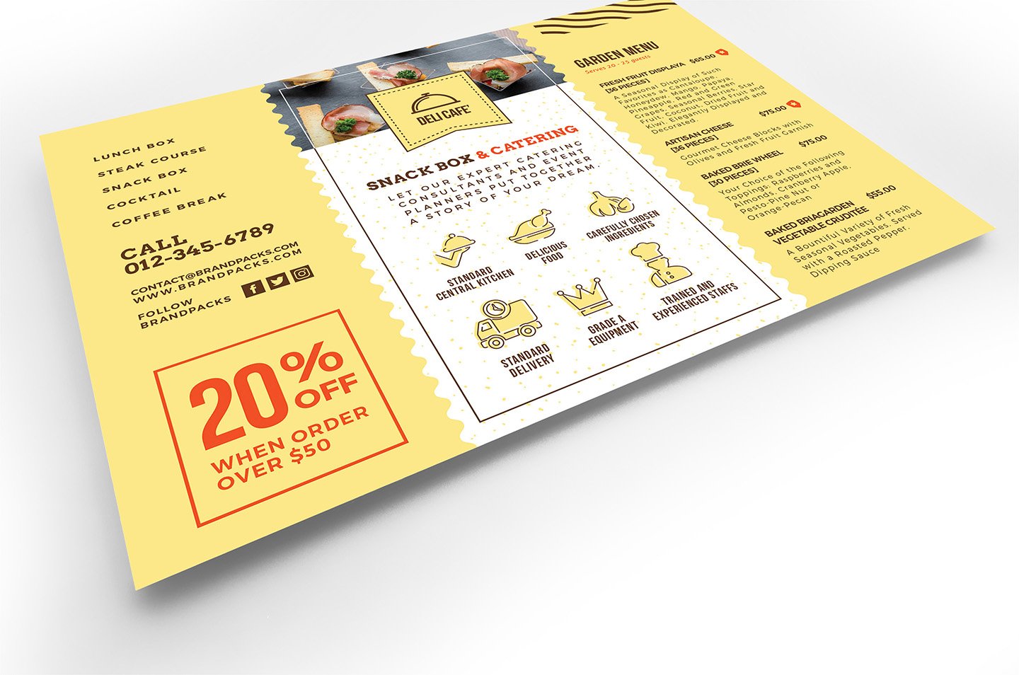 catering service flyer template 2 489