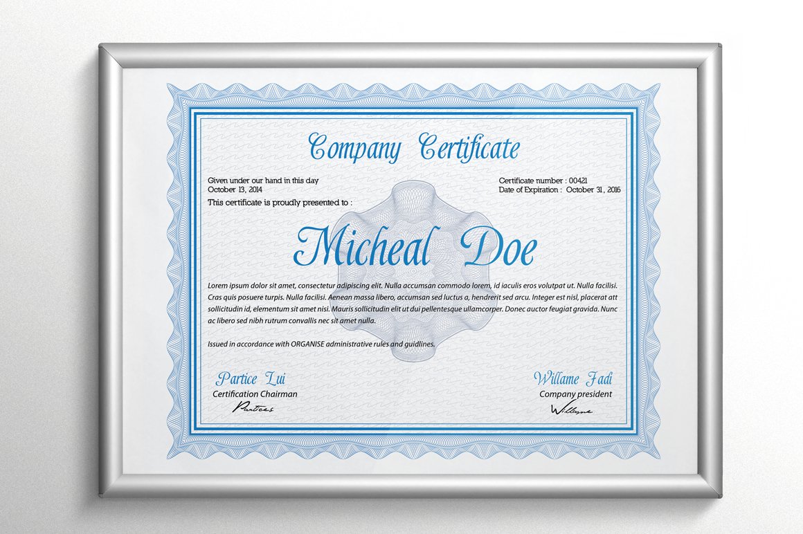 Certificate or Diploma Templates cover image.