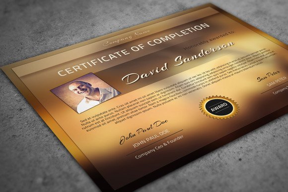 certificate template 346