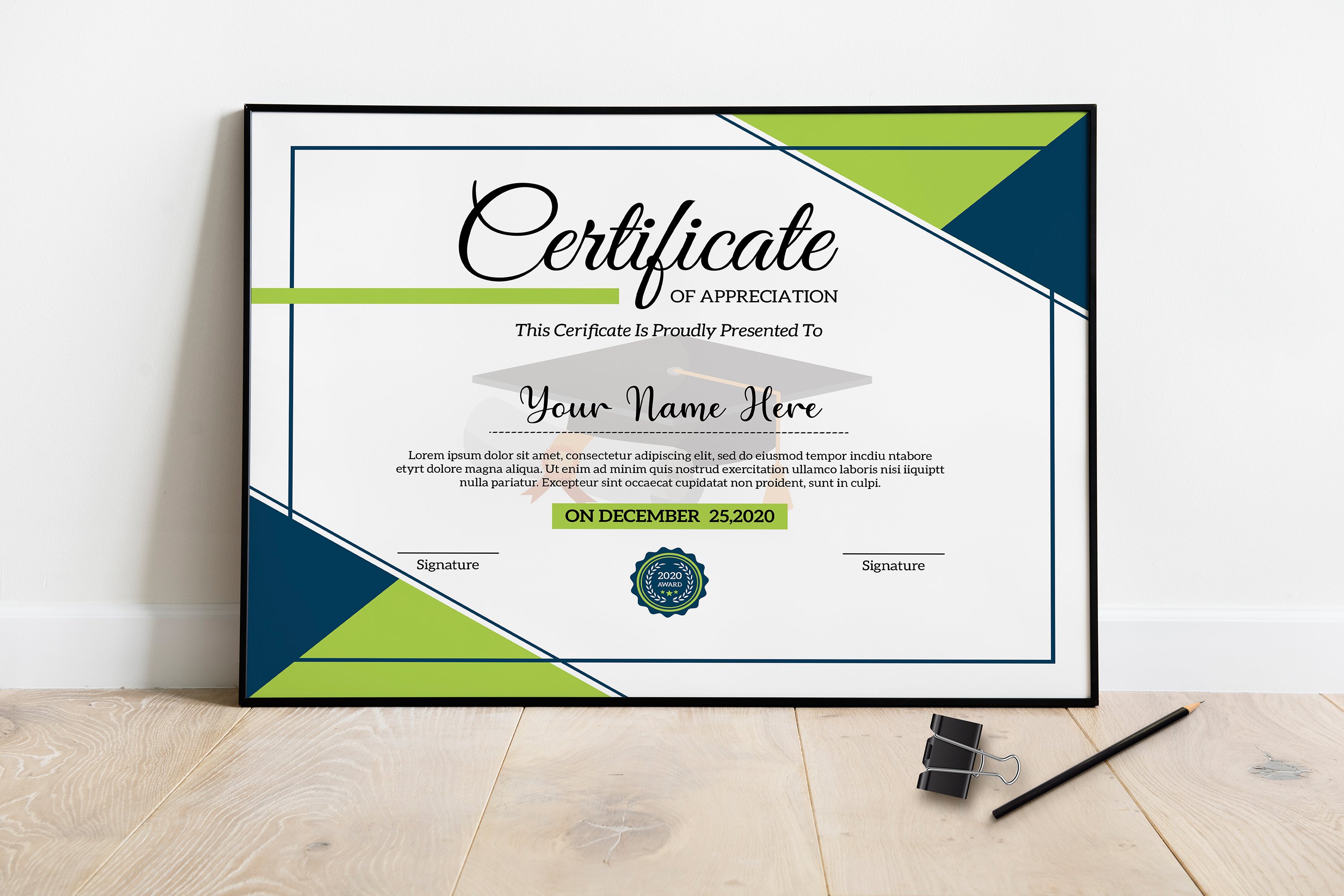 certificate template2 111