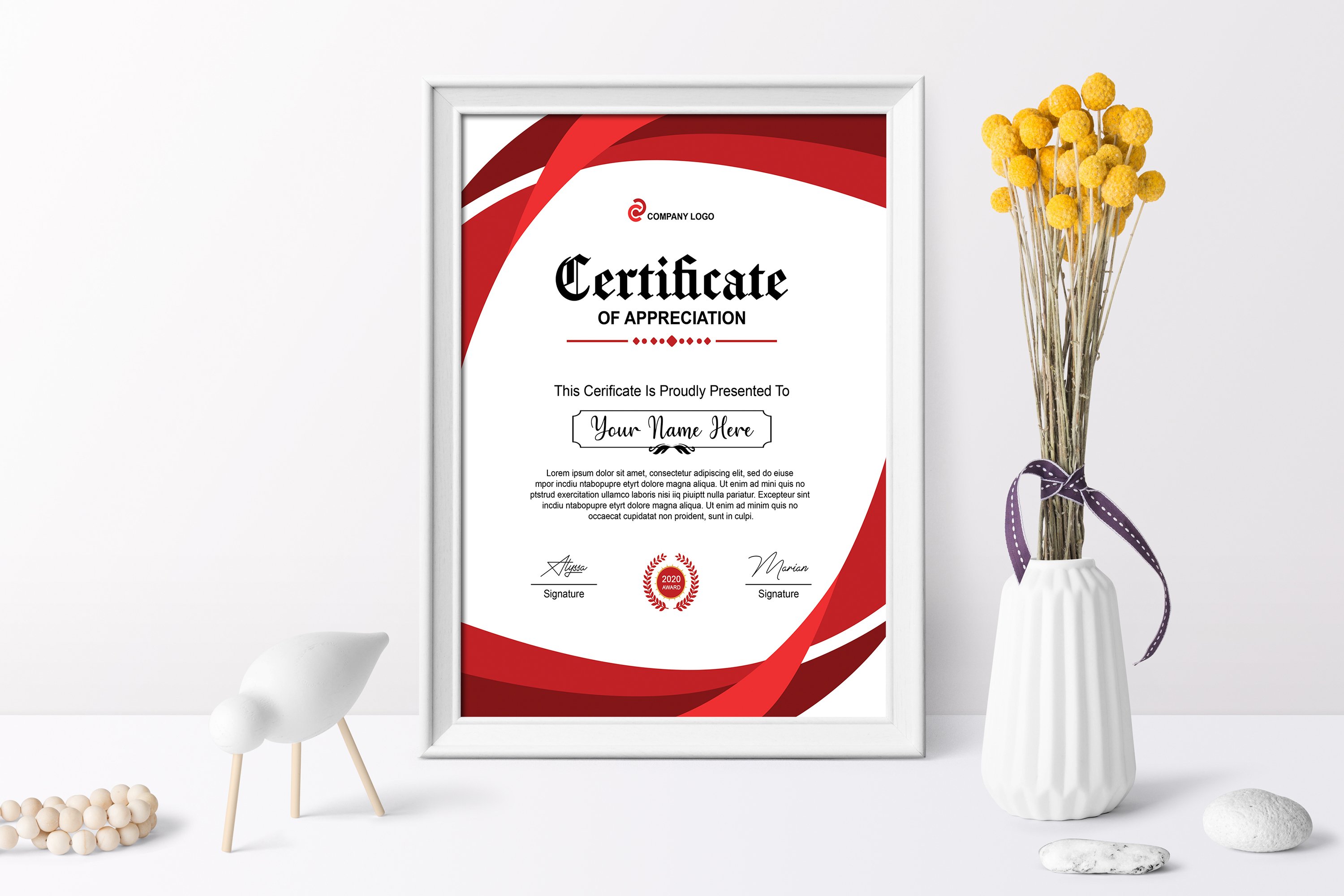certificate template4 945