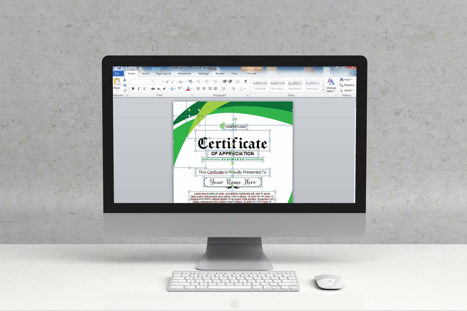 Certificate Template – MasterBundles
