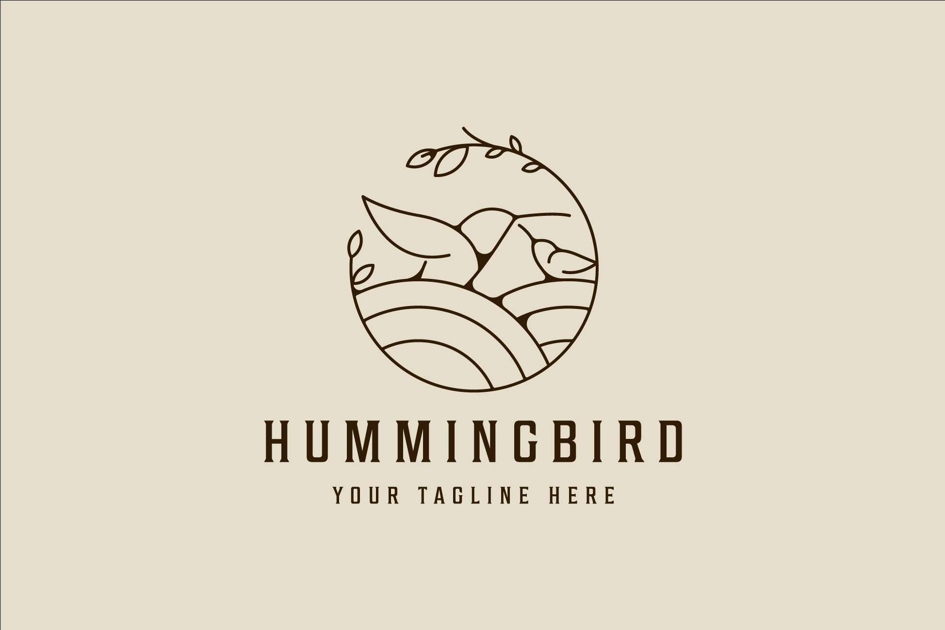 humming and little bird logo line cover image.