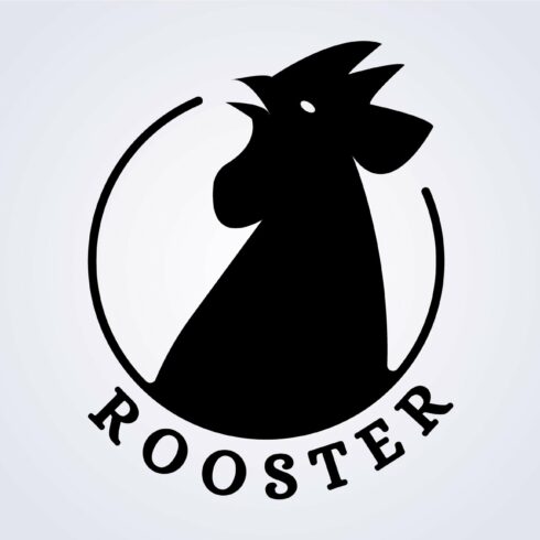livestock logo , rooster vector cover image.