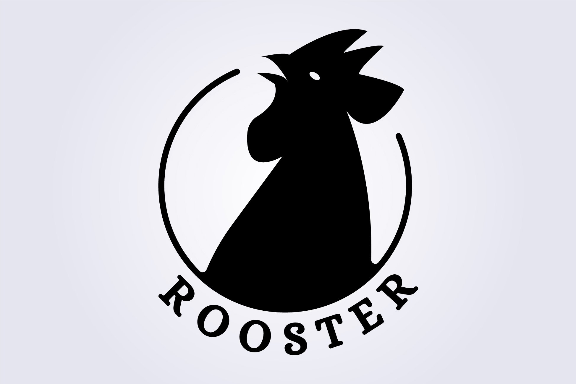 livestock logo , rooster vector cover image.