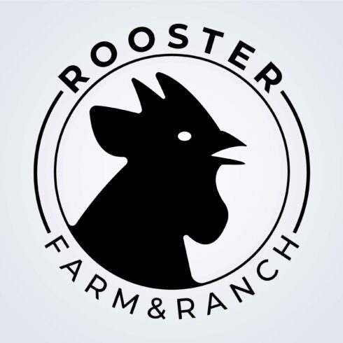 livestock logo rooster vectoricon cover image.