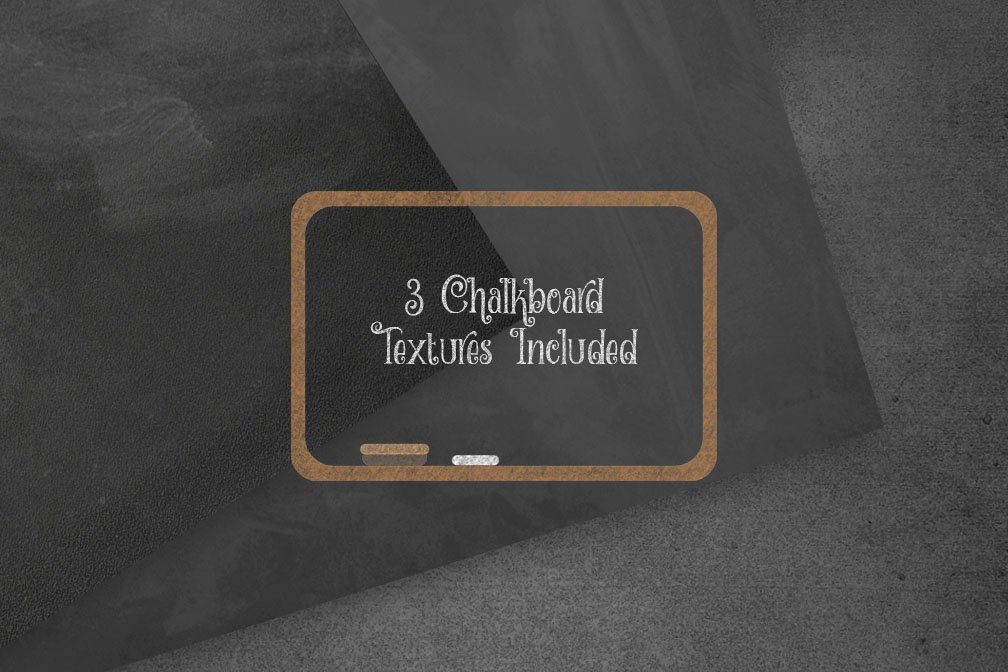 Chalkboard School Clip Art preview image.