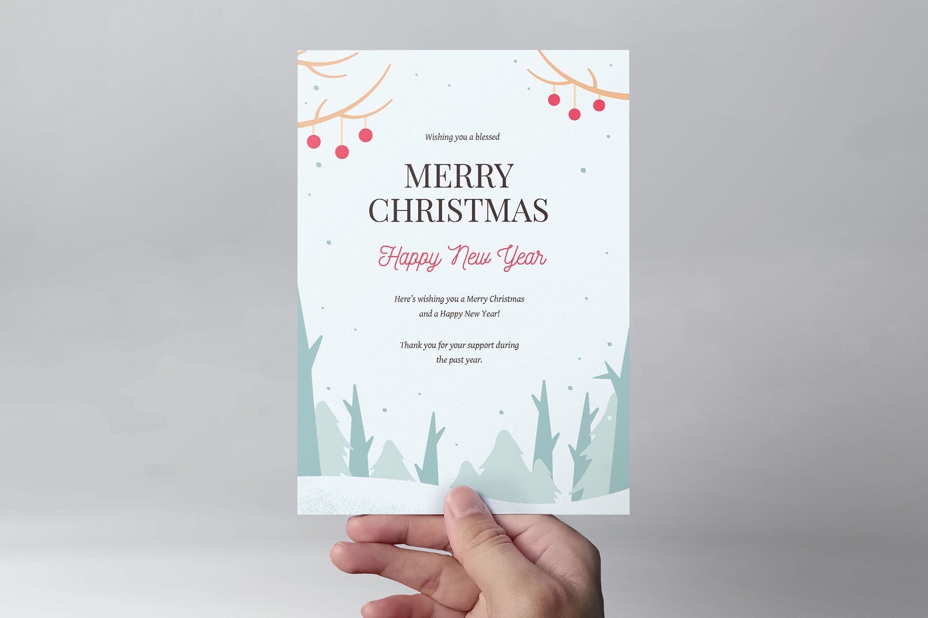christmas flyer templates hand 2 336