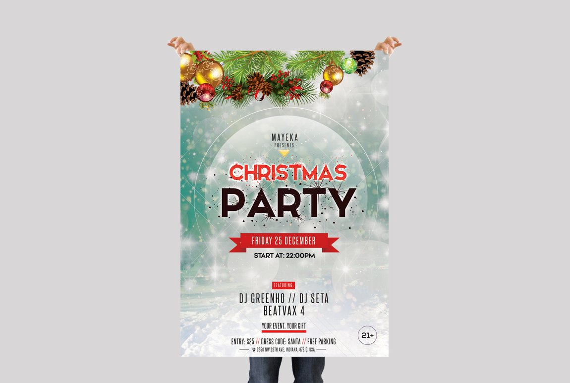 christmas party 2020 psd flyer 3 84