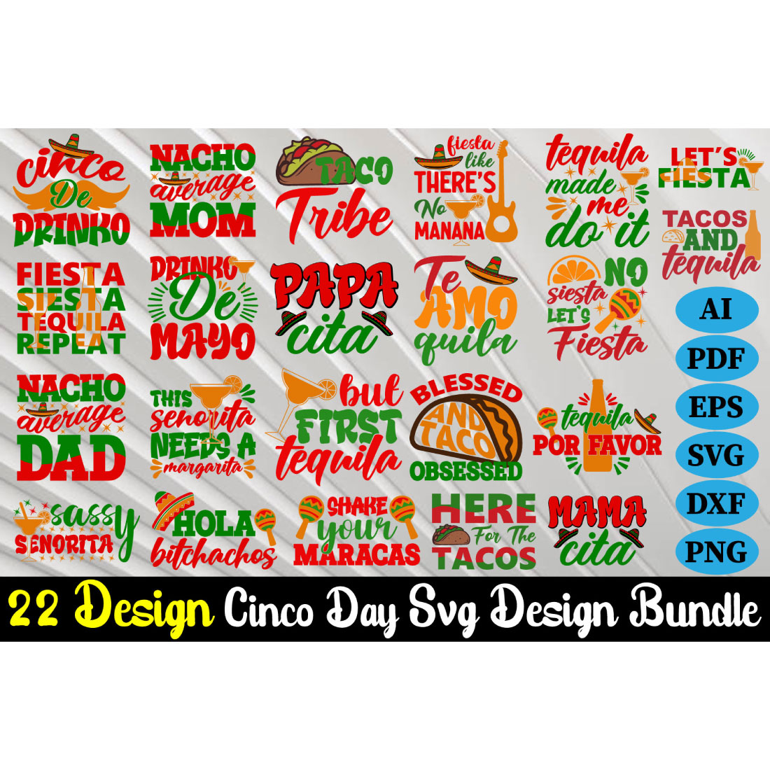 Chinco Day SVG Design Bundle - MasterBundles