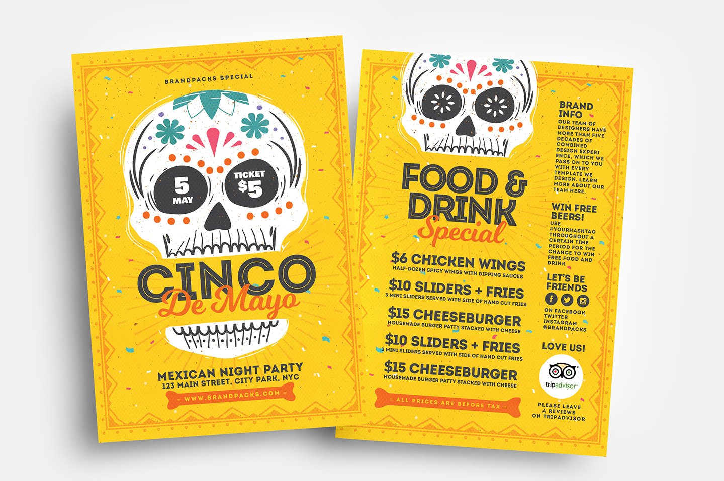 Cinco De Mayo Flyers / Posters Vol.2 cover image.