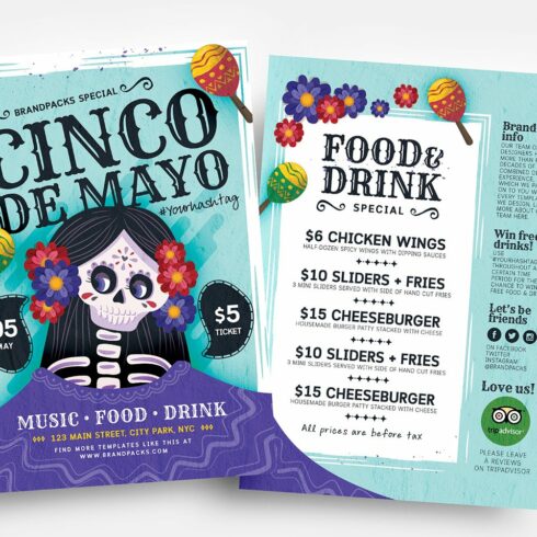 Cinco De Mayo Flyers / Posters Vol.3 cover image.