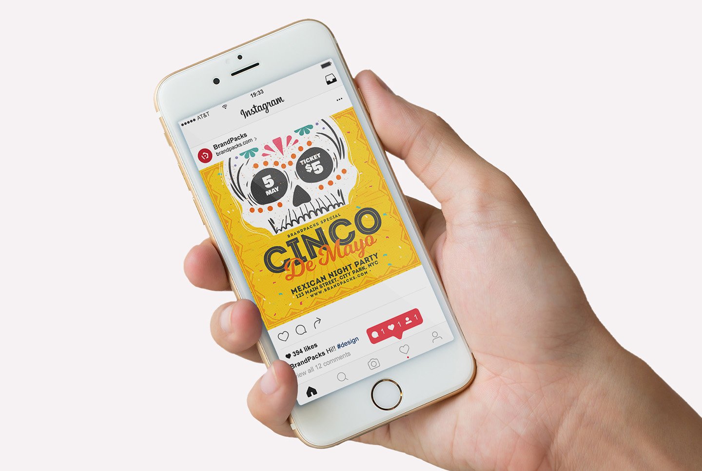 cinco de mayo instagram banner template 904