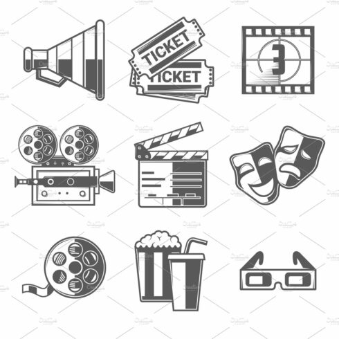 9 Cinema Icons cover image.