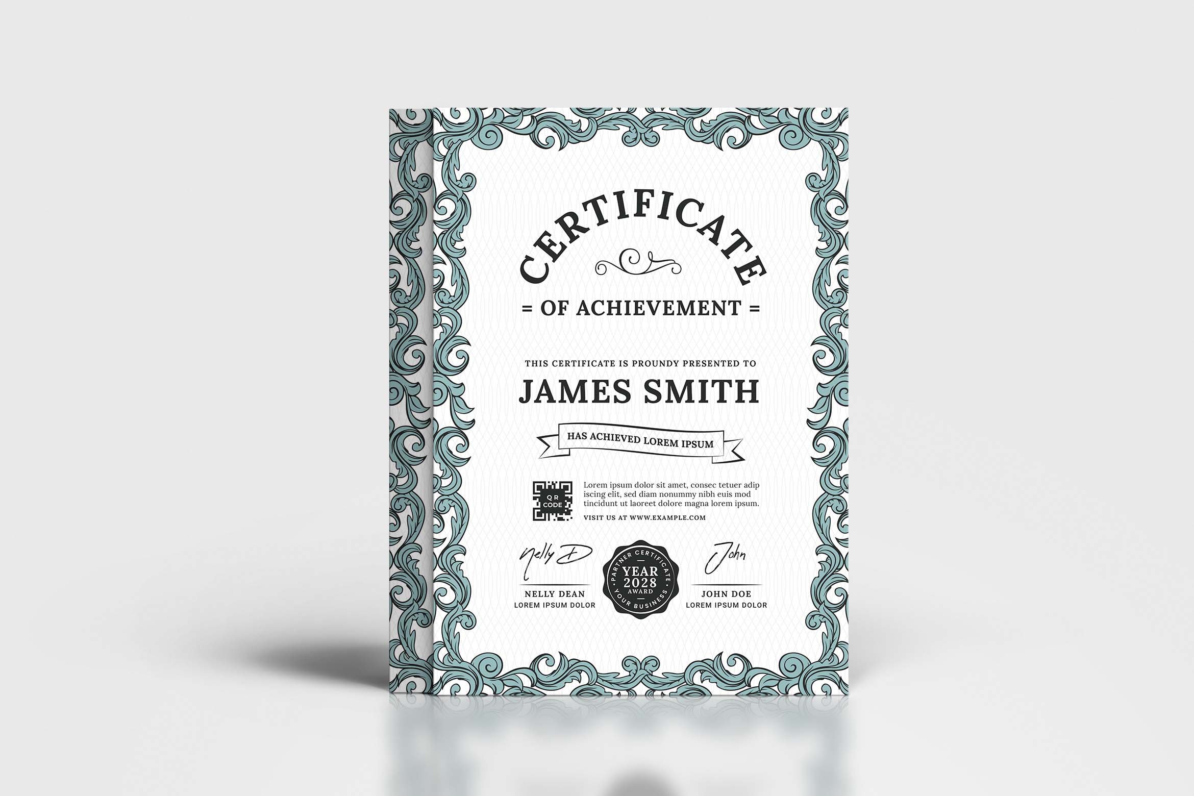 classic certificate template a4 01 44
