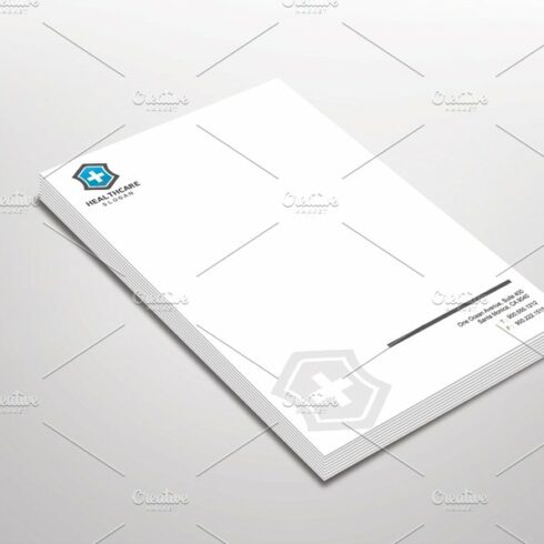 Cleana Letterhead Template cover image.