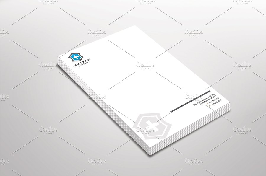 Cleana Letterhead Template cover image.