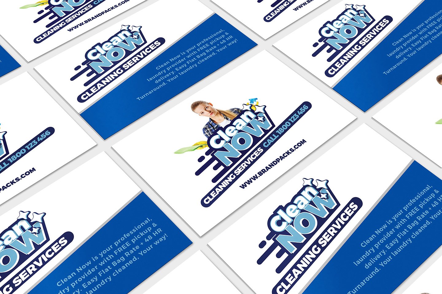 cleaning service business card template 3 35