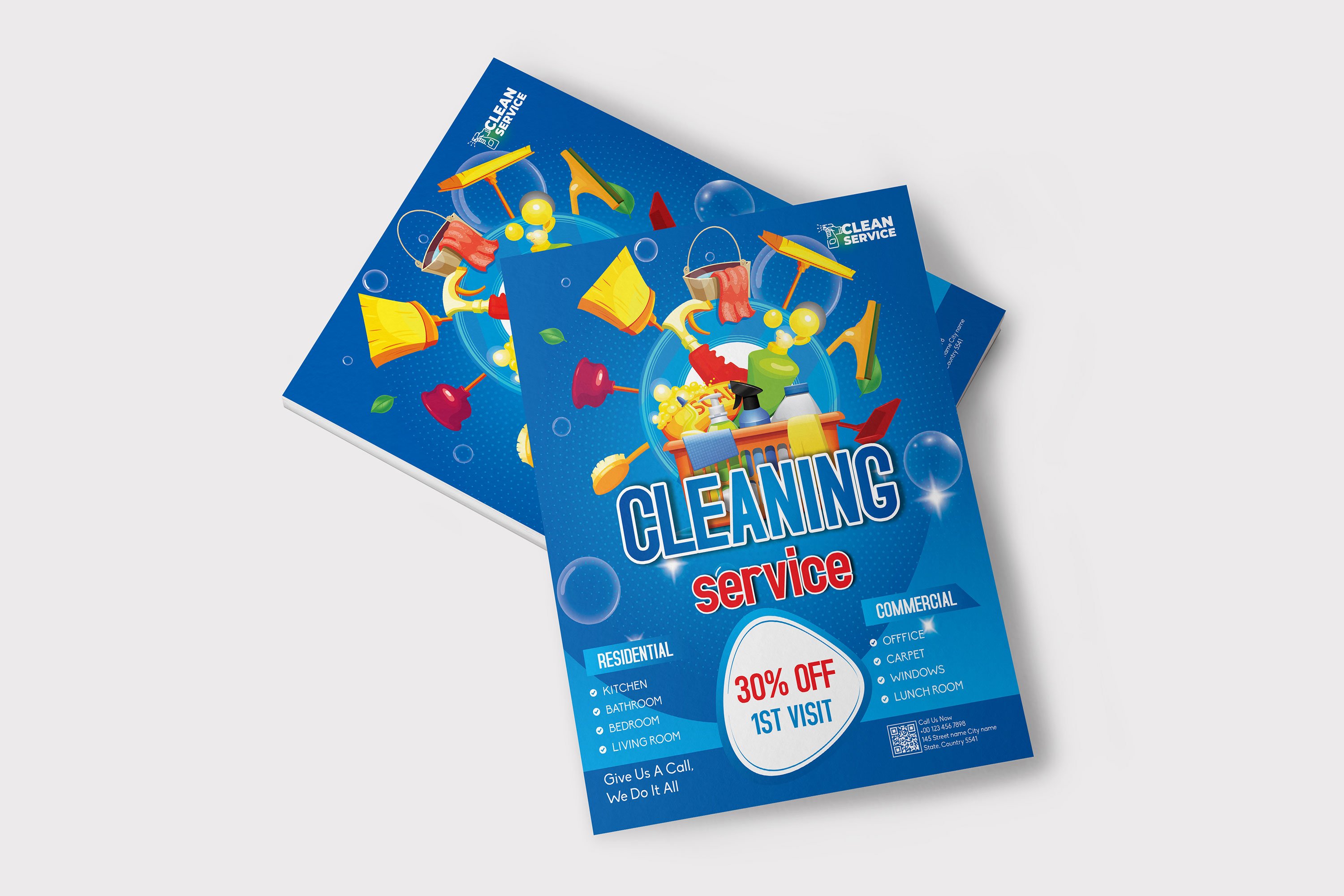 cleaning service flyer template3 626