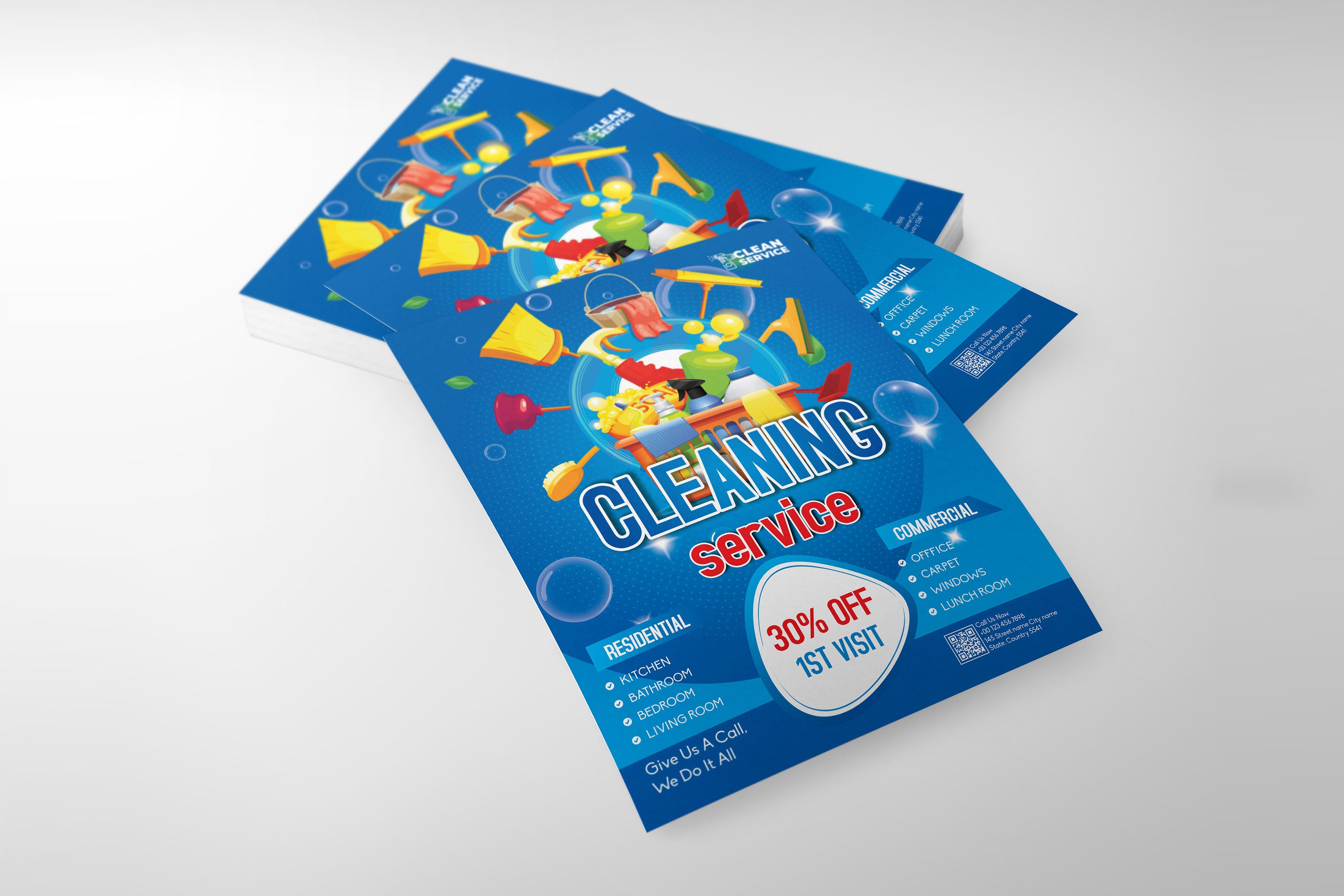cleaning service flyer template4 48