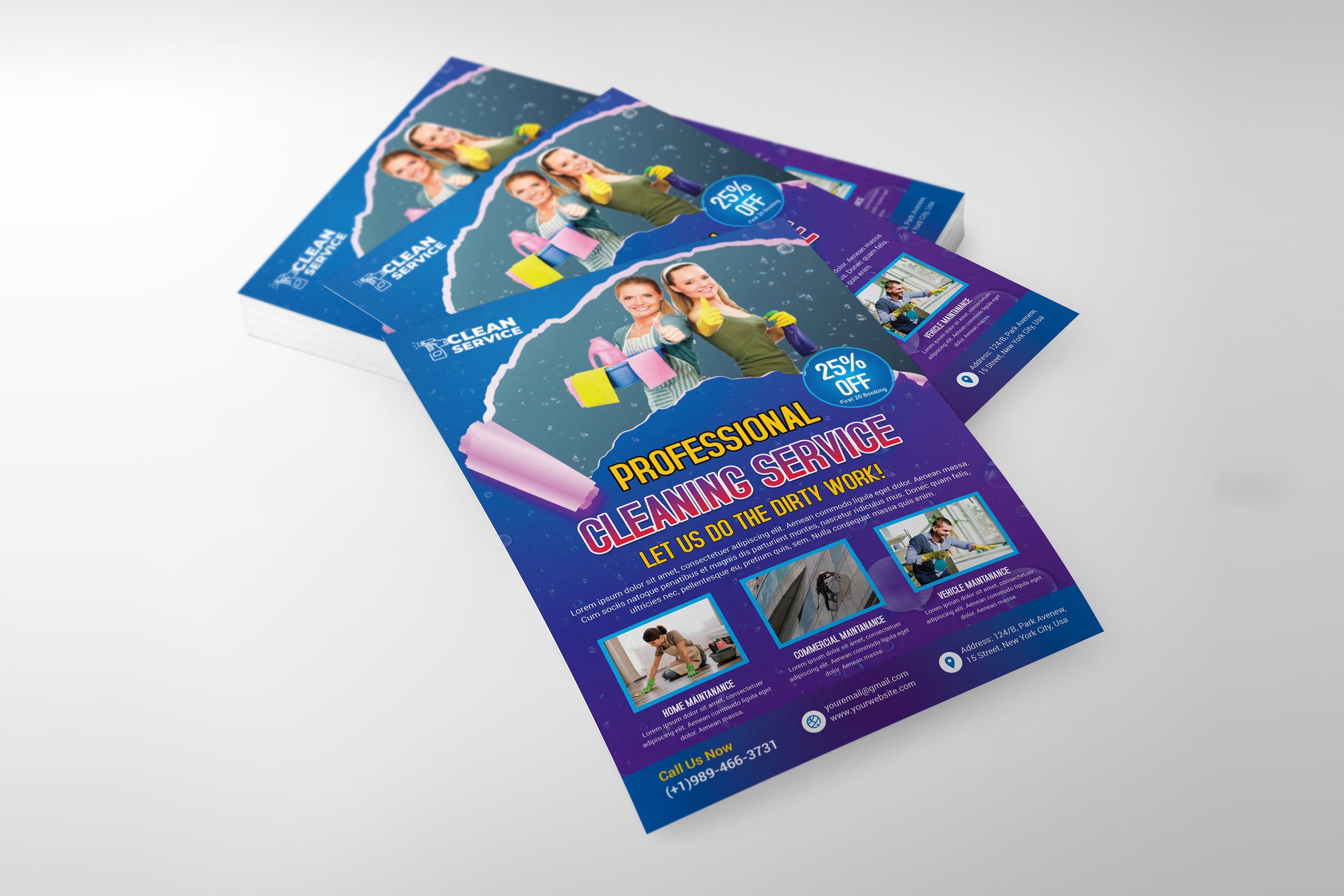 cleaning service flyer template4 52