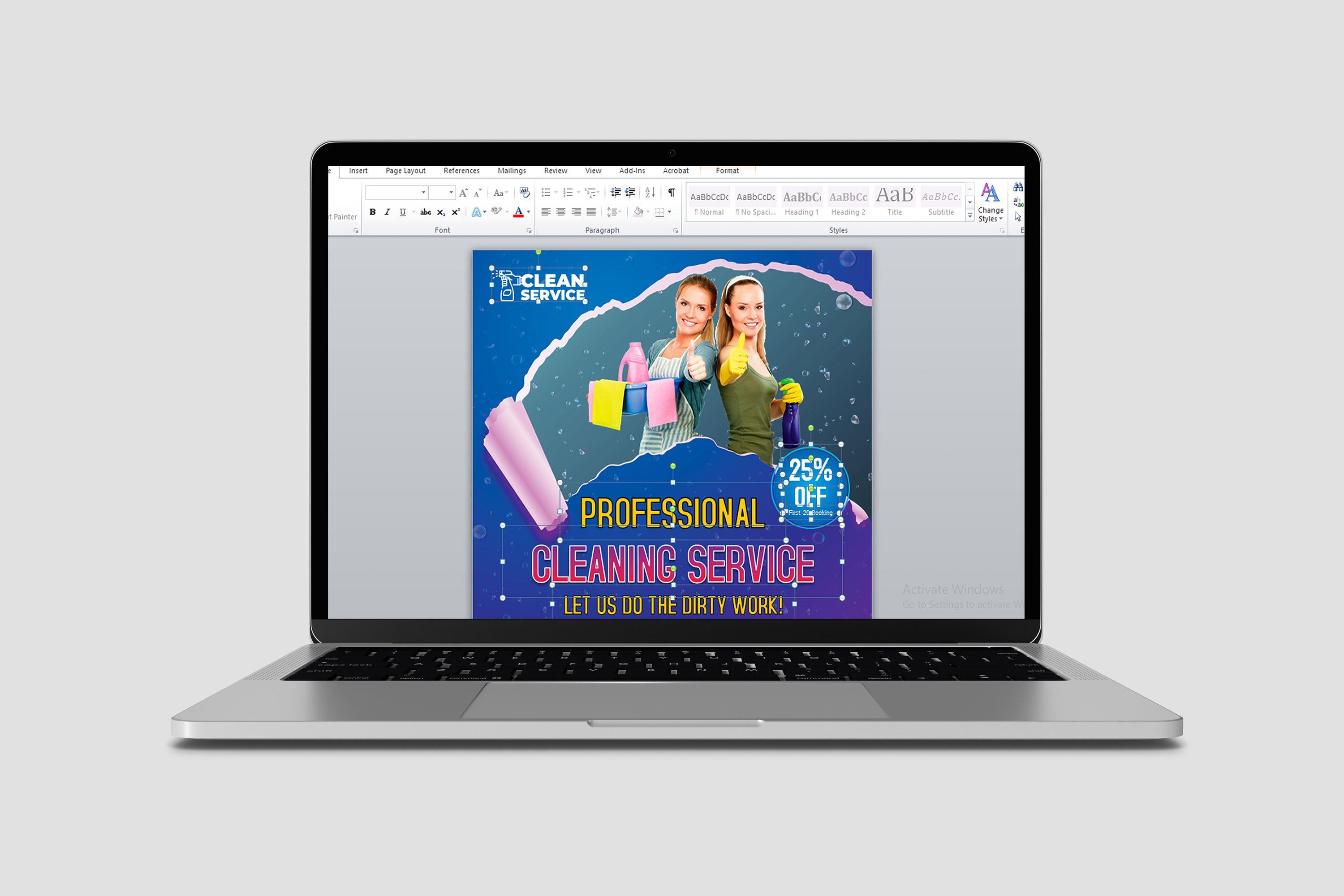 cleaning service flyer template6 677
