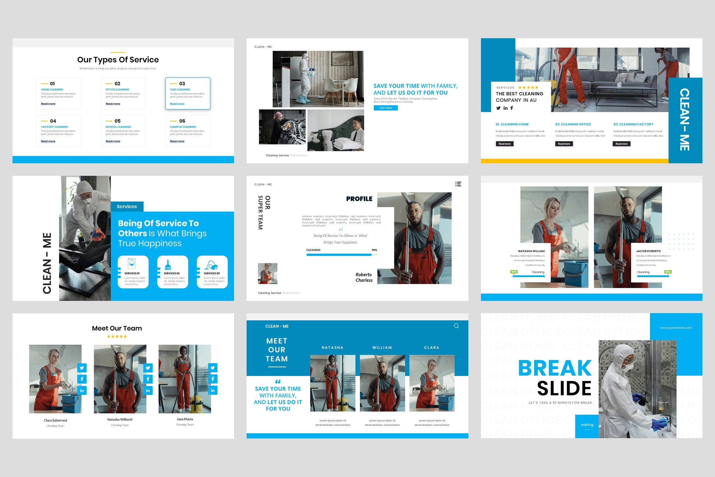 cleaning service presentation template2 100