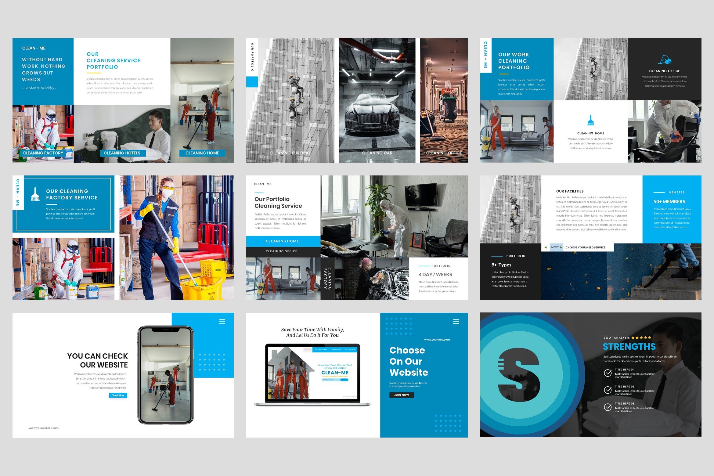 cleaning service presentation template3 293