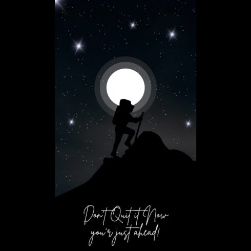 Beautiful Night Climber Scene Design cover image.